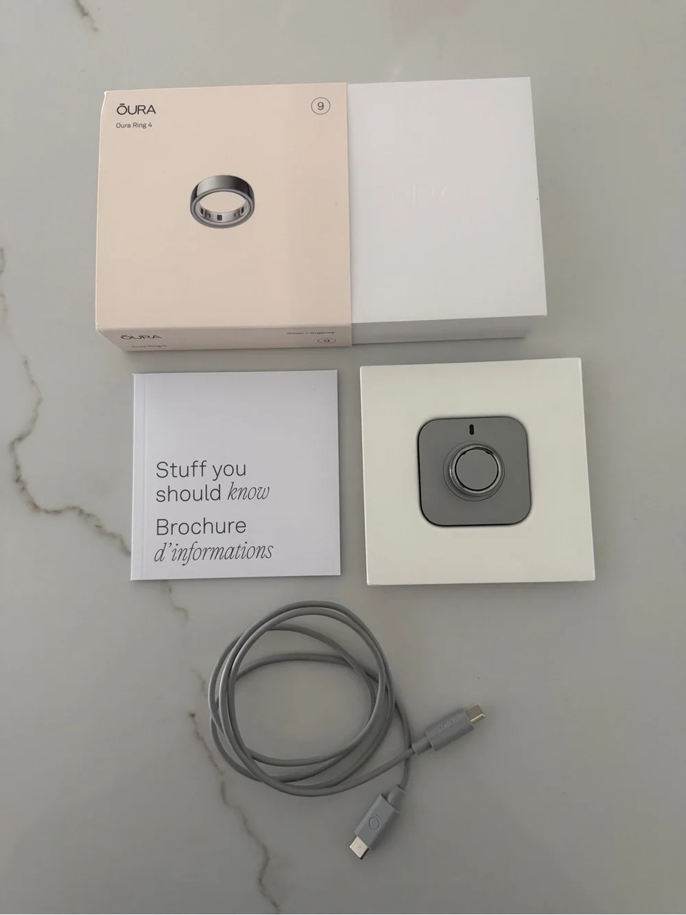 Oura Ring 4 Smart Ring - Silver